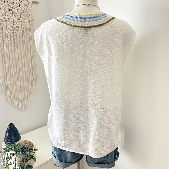 Talbots Knit Sweater Vest (L) - Picture 3 of 7